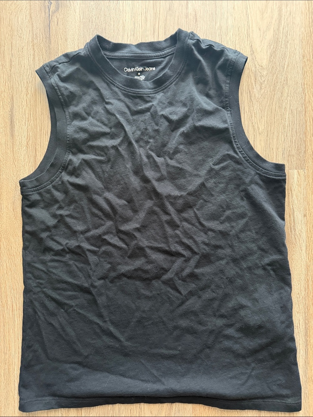 Calvin Klein Jeans Black Men’s Sleeveless Crew Tank